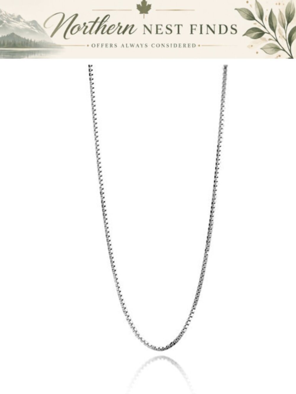 Titanium Steel Box Chain Necklace 316L Stainless Steel Lobster Clasp 16-30 Inch